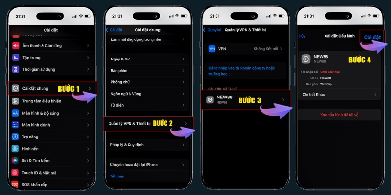 Hướng dẫn chi tiết sử dụng app new88